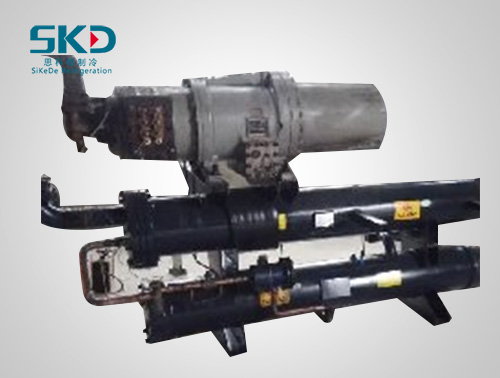 冷水機組，冷凍機，10萬(wàn)卡的-15度的冷水機組更換蒸發(fā)器冷凝器